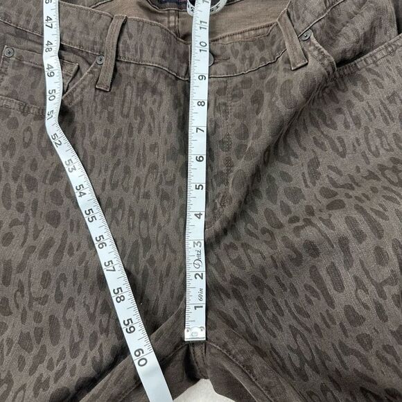 James Jeans Women's Size 16 Twiggy Curvy Black Leopard Print Skinny Jeans‎ New - Picture 13 of 14